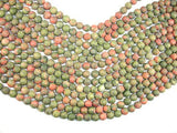 Matte Unakite Beads, 8mm Round Beads-Gems: Round & Faceted-BeadXpert