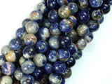 Orange Sodalite Beads, 10mm Round Beads-Gems: Round & Faceted-BeadXpert