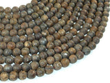 Matte Bronzite Beads, Round, 6mm-Gems: Round & Faceted-BeadXpert