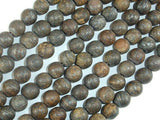 Matte Bronzite Beads, 8mm Round Beads-Gems: Round & Faceted-BeadXpert