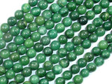 African Jade, Verdite, 6mm (6.5mm)-Gems: Round & Faceted-BeadXpert