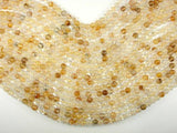 Yellow Quartz, 6mm(6.3mm) Round Beads-Gems: Round & Faceted-BeadXpert
