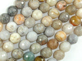 Bamboo Leaf Agate, 10mm Faceted Round Beads-Gems: Round & Faceted-BeadXpert