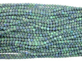 Matte Azurite Malachite Beads, 4mm Round Beads-Gems: Round & Faceted-BeadXpert