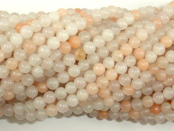 Pink Aventurine Beads, 4mm Round Beads-Gems: Round & Faceted-BeadXpert