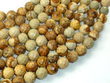 Picture Jasper Beads, 10mm Faceted Round Beads-Gems: Round & Faceted-BeadXpert
