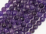 Amethyst Beads, 10mm Faceted Round-Gems: Round & Faceted-BeadXpert
