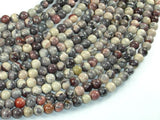 Porcelain Jasper, 6mm Round Beads-Gems: Round & Faceted-BeadXpert