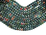 Indian Bloodstone, 10mm Round Beads-Gems: Round & Faceted-BeadXpert