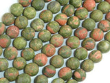 Matte Unakite Beads, 8mm Round Beads-Gems: Round & Faceted-BeadXpert