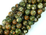 Rhyolite Beads, 10mm (10.6mm) Round Beads-Gems: Round & Faceted-BeadXpert