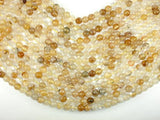 Yellow Quartz, 8mm(8.3mm) Round Beads-Gems: Round & Faceted-BeadXpert