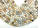 Bamboo Leaf Agate, 10mm Faceted Round Beads-Gems: Round & Faceted-BeadXpert