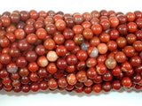 Red Jasper Beads, Round beads, 4mm-Gems: Round & Faceted-BeadXpert