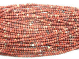 Matte Red Jasper Beads, 4mm, Round Beads-Gems: Round & Faceted-BeadXpert