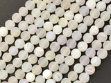 Druzy Agate Beads, White Geode Agate Beads, 6mm Round Beads-Gems: Round & Faceted-BeadXpert