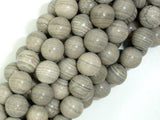 Gray Banded Jasper, 10mm, Round Beads-Gems: Round & Faceted-BeadXpert