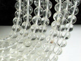 Clear Quartz Beads, 8mm Round Beads-Gems: Round & Faceted-BeadXpert