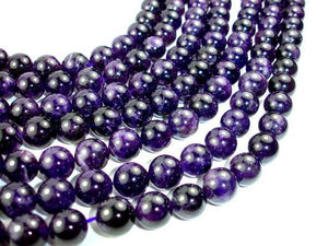 Amethyst - Round Beads, 12mm-Gems: Round & Faceted-BeadXpert