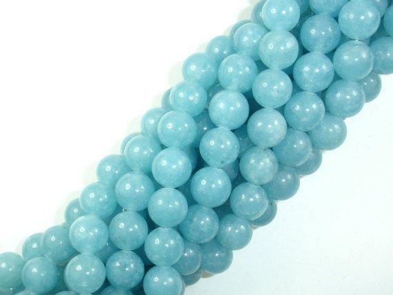 Blue Sponge Quartz Beads, Round, 10mm-Gems: Round & Faceted-BeadXpert