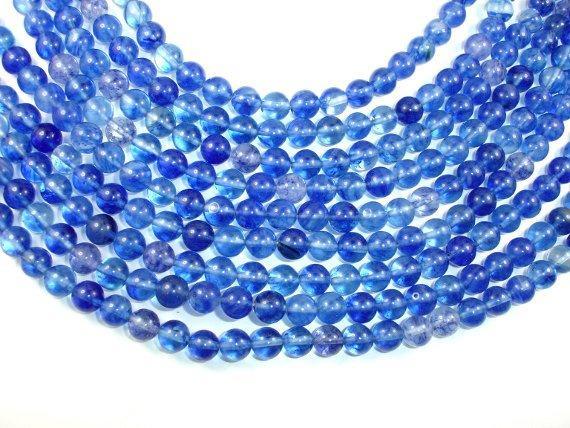 Blueberry Quartz , 8mm (8.8 mm) Round bead-Gems: Round & Faceted-BeadXpert