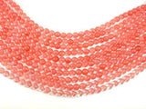 Cherry Quartz Beads, Round, 8mm-Gems: Round & Faceted-BeadXpert