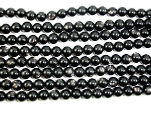 Hypersthene Beads, Round, 6mm-Gems: Round & Faceted-BeadXpert