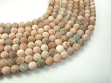 Matte Sunstone Beads, Round, 10mm-Gems: Round & Faceted-BeadXpert