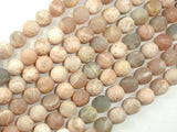 Matte Sunstone Beads, Round, 10mm-Gems: Round & Faceted-BeadXpert