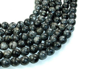 Black Labradorite Beads, Round, 10mm, 15.5 Inch-Gems: Round & Faceted-BeadXpert