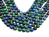 Azurite Malachite Beads, Round, 12mm-Gems: Round & Faceted-BeadXpert