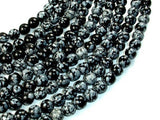 Snowflake Obsidian Beads, Round, 8mm (8.5mm)-Gems: Round & Faceted-BeadXpert