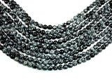 Snowflake Obsidian Beads, Round, 8mm (8.5mm)-Gems: Round & Faceted-BeadXpert