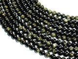 Golden Obsidian Beads, Round, 8mm-Gems: Round & Faceted-BeadXpert