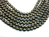 Pyrite, Round beads, 10mm-Gems: Round & Faceted-BeadXpert