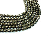 Pyrite, Round beads, 10mm-Gems: Round & Faceted-BeadXpert