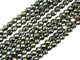 Pyrite Beads, Faceted Round, 6mm-Gems: Round & Faceted-BeadXpert