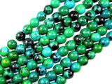 Chrysocolla, 10 mm Round Beads-Gems: Round & Faceted-BeadXpert