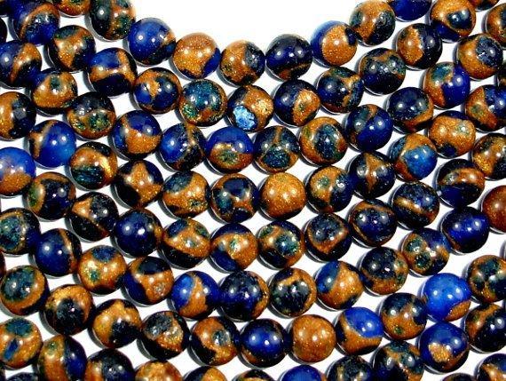 Mosaic Stone Beads, Round, 6mm-Gems: Round & Faceted-BeadXpert