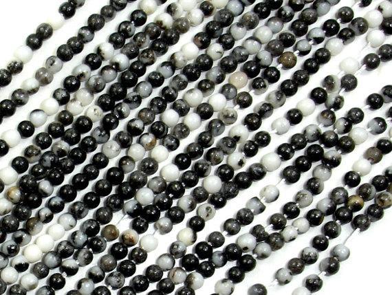 Zebra Jasper Beads, Round, 2 mm, 16 Inch-Gems: Round & Faceted-BeadXpert
