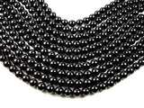 Black Onyx Beads, Round 12mm-Gems: Round & Faceted-BeadXpert