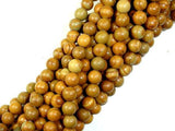 Wood Jasper Beads, Round, 6mm ( 6.3mm)-Gems: Round & Faceted-BeadXpert