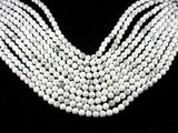 White Howlite Beads, 8mm(8.5mm) Round Beads-Gems: Round & Faceted-BeadXpert
