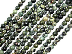 Military Jasper Beads, Round, 4mm-Gems: Round & Faceted-BeadXpert