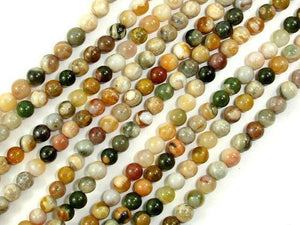 Ocean Jasper, Round 4mm beads-Gems: Round & Faceted-BeadXpert