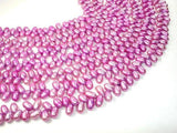 Fresh Water Pearl Beads, Purple, Top drilled, Dancing-Pearls & Glass-BeadXpert