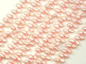 Fresh Water Pearl Beads, Light Pink, Top drilled, Dancing beads-Pearls & Glass-BeadXpert