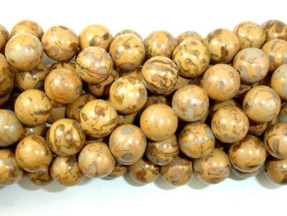 Jasper Beads, Round, 12mm-Gems: Round & Faceted-BeadXpert
