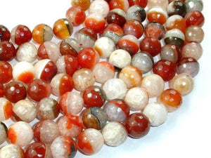 Agate Beads, Faceted Round, 12mm, 15.5 Inch-Agate: Round & Faceted-BeadXpert
