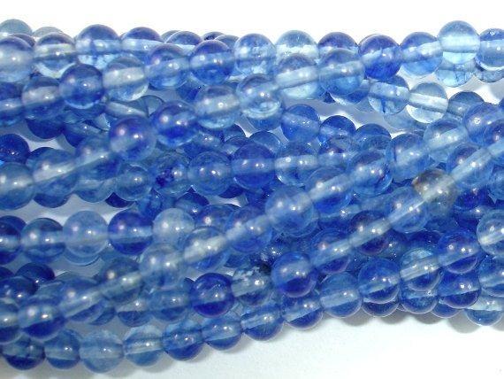 Blueberry Quartz Beads, Round, 4mm-Gems: Round & Faceted-BeadXpert